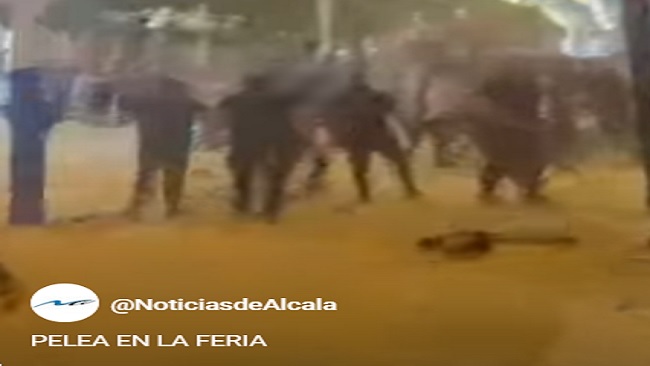 PELEA EN LA FERIA, DOS DETENIDOS