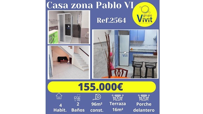 Venta Casa en Pablo V 155000€