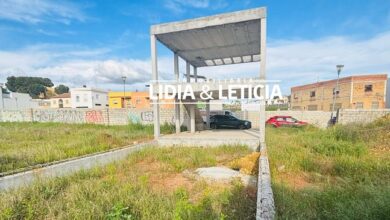 Solar con estructura y cimentación terminada en Alcalá