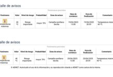 Jueves y viernes alerta naranja por calor