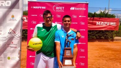 Pepe García doble campeón de España en tenis infantil