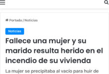 No vamos a publicar el video del momento donde cae nuestra paisana