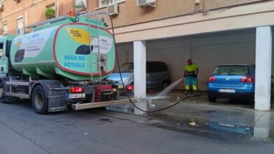 Plan continuo de baldeo y limpieza de la ciudad
