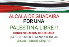 Concentración ciudadana paremos el genocidio en Palestina