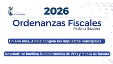 Alcalá seguirá un año más con sus impuestos congelados, bonificará la construcción de VPO y la tasa de basura