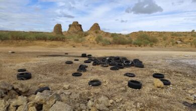 VERTEDEROS INCONTROLADOS EN ANTIGUA CANTERA PIE SOLO