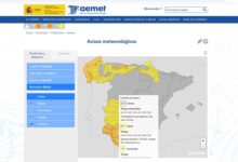 Alerta naranja por lluvias para mañana.