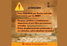Se cierran parques y las instalaciones deportivas al aire libre por la alerta meteorológica