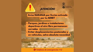 Se cierran parques y las instalaciones deportivas al aire libre por la alerta meteorológica