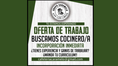 La Asociación Los Lirios del Grupo Caramelo está en busca de un/a COCINERO/A
