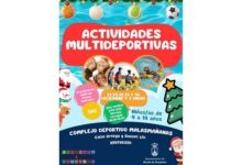 El Complejo Deportivo Malasmañanas acogerá actividades multideportivas el día de Navidad.
