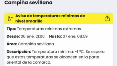 Llegaremos a -1 grados en Alcalá