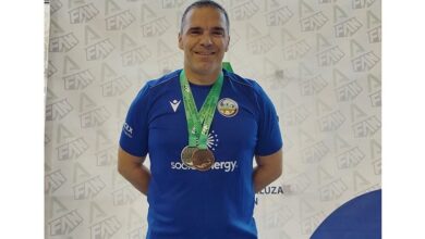 Antonio Jiménez Capita, doble podio en el Andaluz Máster de Invierno en Málaga