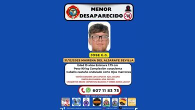 Menor desaparecido