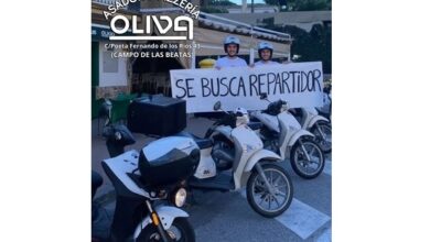 Asador y Pizzeria Oliva busca repartidor 