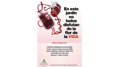 El Centro de Transfusión, Tejidos y Células de Sevilla vuelve a realizar una campaña de donación de sangre para el viernes 30 de enero