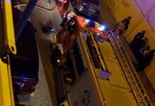 Incendio esta noche en una vivienda en Alcalá. Dos vecinos rescatan de forma heroica a seis personas del incendio