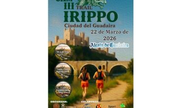 El III Trail Irippo llenará de deporte y naturaleza Alcalá de Guadaíra el 22 de marzo de 2026