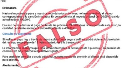 FRAUDE Hay quien se hace pasar por la #DGT y envía emails solicitando el pago de multas.