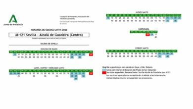 Horarios de autobuses en Semana Santa