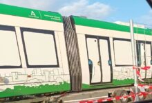 GRAN EXCLUSIVA! Llegan los primeros vagones del tranvía y los están probando ahora en Alcalá