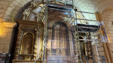 En proceso de restauración el Retablo de San Juan Bosco