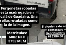 DOS FURGONETAS ROBADAS EN LA MADRUGADA DEL MIÉRCOLES SANTO