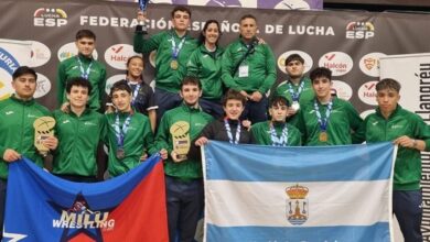 El Club de Luchas Olímpicas Milu arrasa en los Campeonatos de España: oro en U17 y U15 por equipos