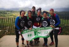 El grupo de mujeres que ha participado en la 101 DE RONDA, una de las pruebas más duras de España