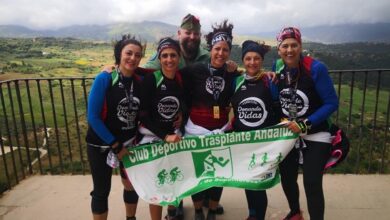 El grupo de mujeres que ha participado en la 101 DE RONDA, una de las pruebas más duras de España