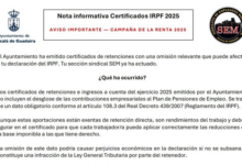 El sindicato SEM denuncia un "grave error" del Ayuntamiento de Alcalá que pone en riesgo las deducciones fiscales de la plantilla