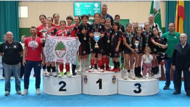 Alcalá vibra con el éxito de Alcores Dragones y Alcores Panteras en el Open Promesas Andaluz de Voleibol