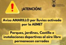 Se cierran hoy todas las instalaciones públicas al aire libre
