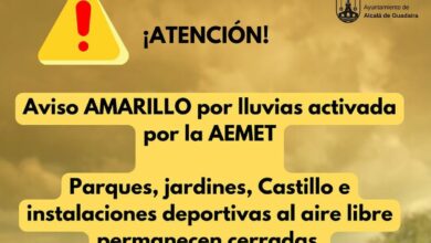 Se cierran hoy todas las instalaciones públicas al aire libre