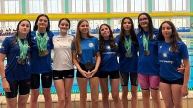 El Club Natación Alcalá firma un brillante Campeonato de Andalucía Infantil con 16 medallas y un tercer puesto por equipos