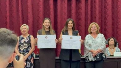 Lola Yanes López la mejor nota de acceso en la Facultad de Química para el curso 2025-2026.