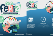 ¡Bus GRATIS cada 15 min aprox. para disfrutar de la Feria de Alcalá sin preocupaciones!