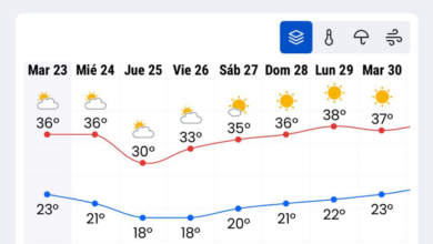 Aviso amarillo por máximas de 40 °C