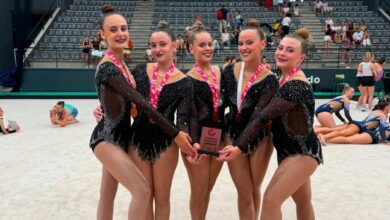 El Club Gimnasia Rítmica Yblanco conquista el bronce andaluz en San Fernando