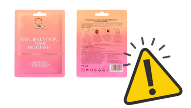 Ordenan la retirada de una mascarilla facial vendida en Dia: puede provocar irritación y enrojecimiento de la piel