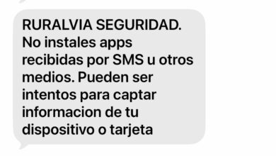 CAJA RURAL ADVIERTE A SUS CLIENTES POR SMS CONTRA LAS APLICACIONES FRAUDULENTAS