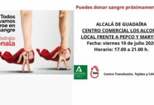 Próxima donación colectiva de sangre en Alcalá de Guadaíra
