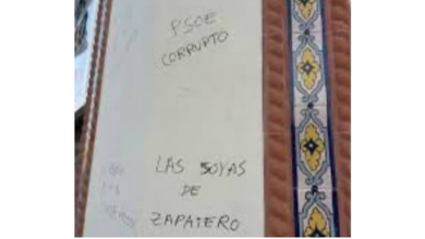 La sede del PSOE de Alcalá de Guadaíra amanece con pintadas vandálicas