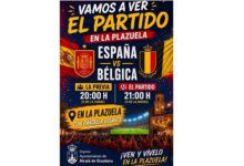 España - Bélgica, en pantalla gigante este viernes en La Plazuela