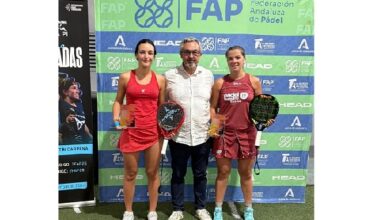 La alcalareña Andrea Lima, subcampeona de Andalucía absoluta de pádel