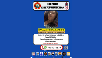 Menor desaparecida