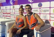 Adrián Cano y Daniela Aguilar debutan en el Campeonato del Mundo de Gimnasia Acrobática en Italia