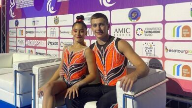Adrián Cano y Daniela Aguilar debutan en el Campeonato del Mundo de Gimnasia Acrobática en Italia