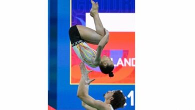Alejandro Gómez y Carmen Benítez, preparados para competir en el Campeonato del Mundo de Gimnasia Acrobática