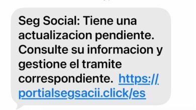 Alerta de ciberseguridad: Detectada una campaña masiva de smishing que suplanta a la Tesorería General de la Seguridad Social (TGSS)